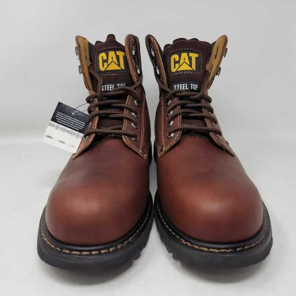 NWOB men\'s 13W Cat Footwear Second Shift steel toe construction boots 13 Wide main image 8